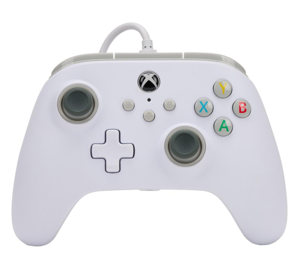PowerA XS/PC Pad przewodowy - biały 1519365-01 - 1081422 - zdjęcie